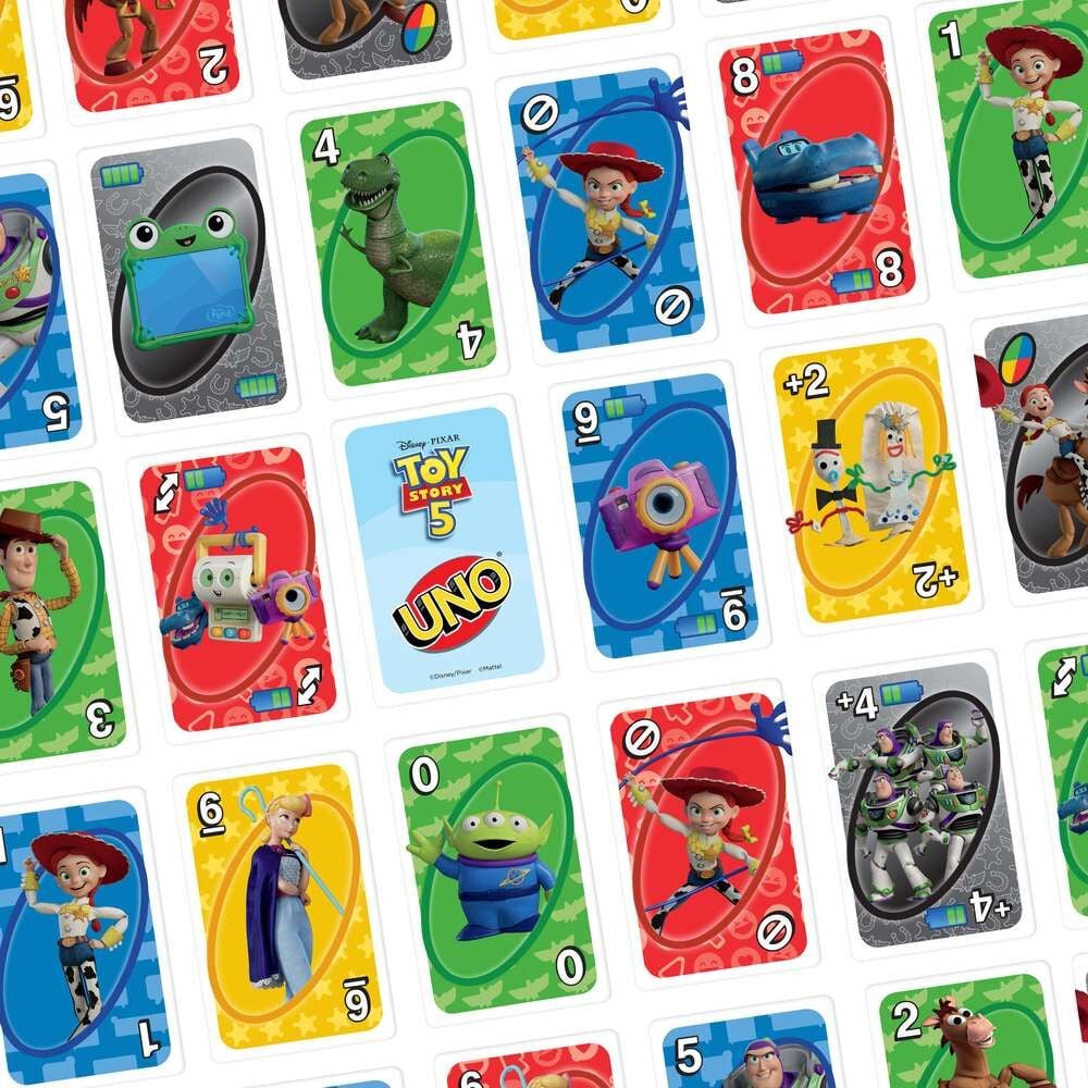 Juego cartas UNO Toy Story 5 Disney Pixar MATTEL