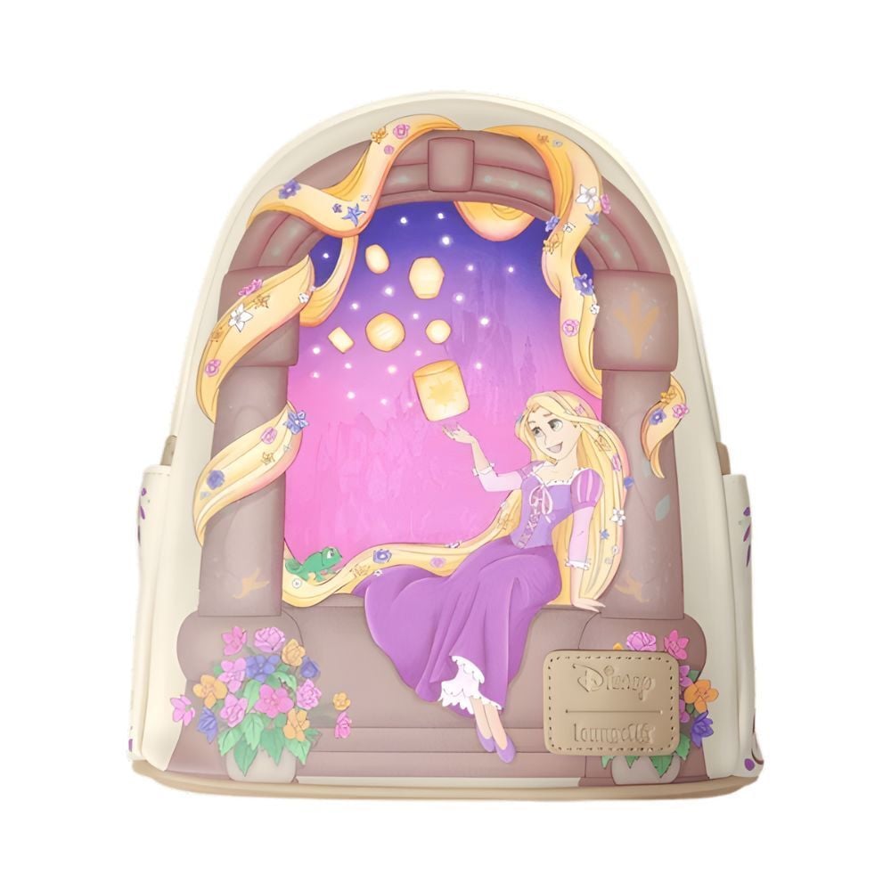 Mochila With Lanterns Scene Tangled Rapunzel Disney Loungefly 26cm LF | LOUNFEFLY