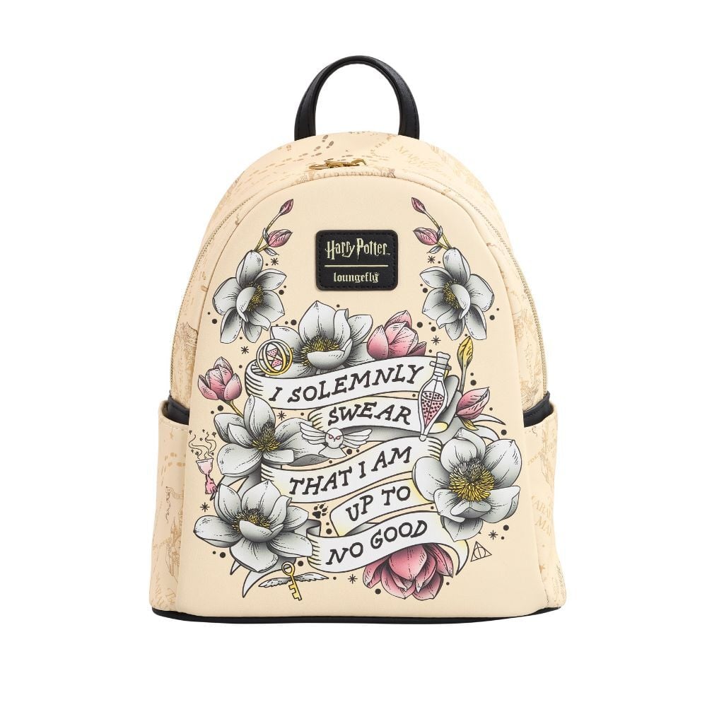 Mochila Tattoo Art  Harry Potter Loungefly 26cm LF | LOUNFEFLY