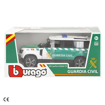 Coche Guardia Civil Land Rover Defender metal BURAGO