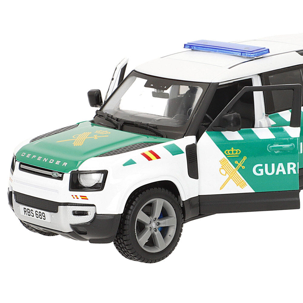 Coche Guardia Civil Land Rover Defender metal BURAGO