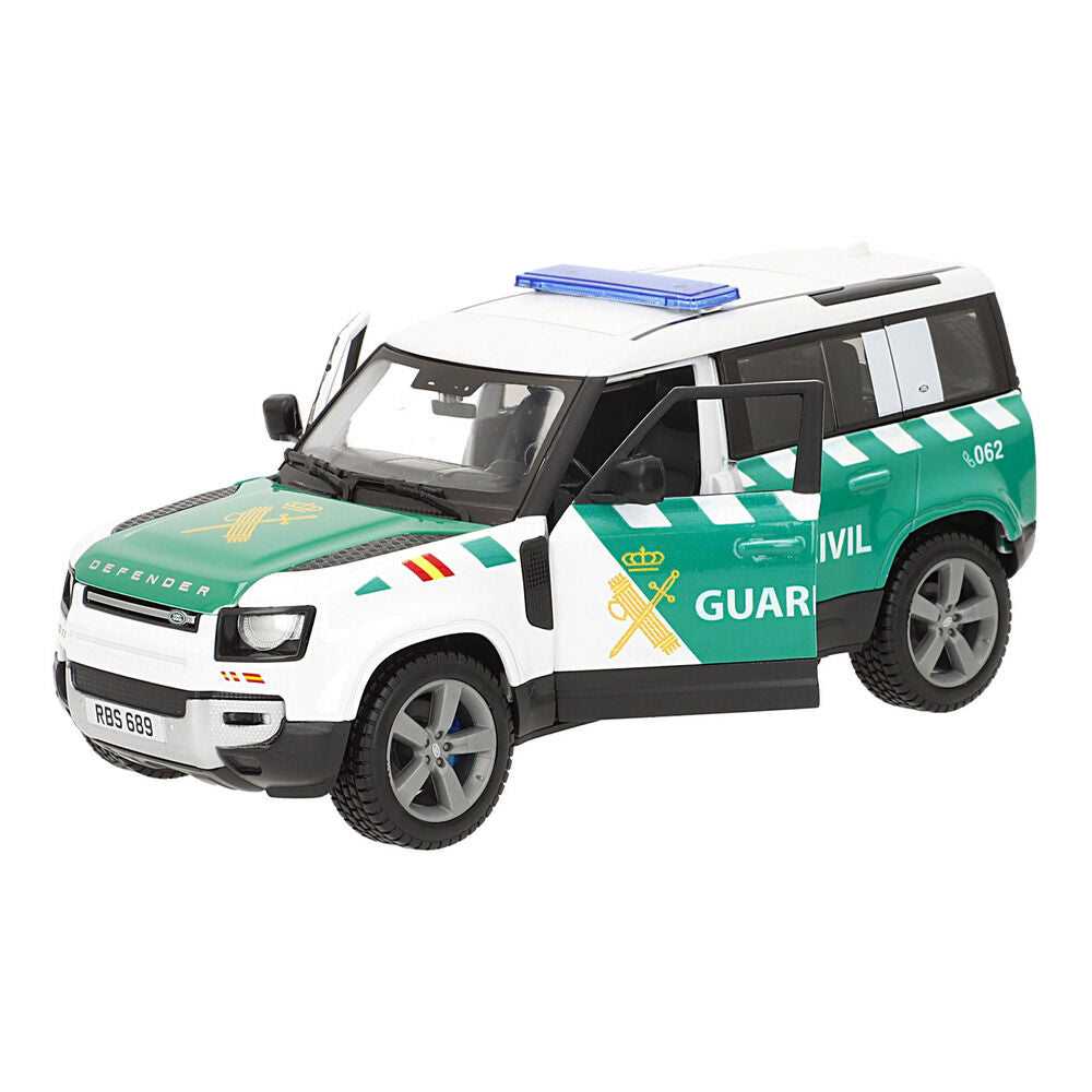 Coche Guardia Civil Land Rover Defender metal BURAGO