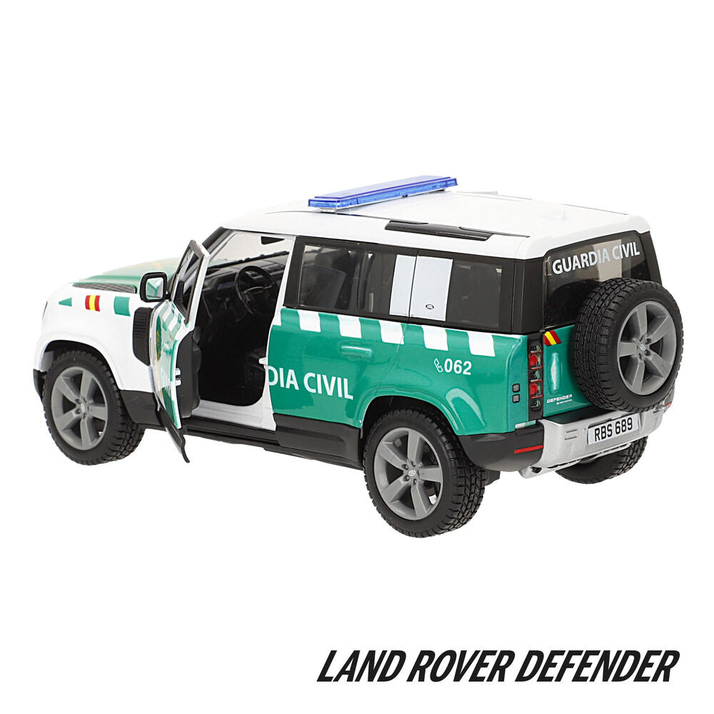 Coche Guardia Civil Land Rover Defender metal BURAGO