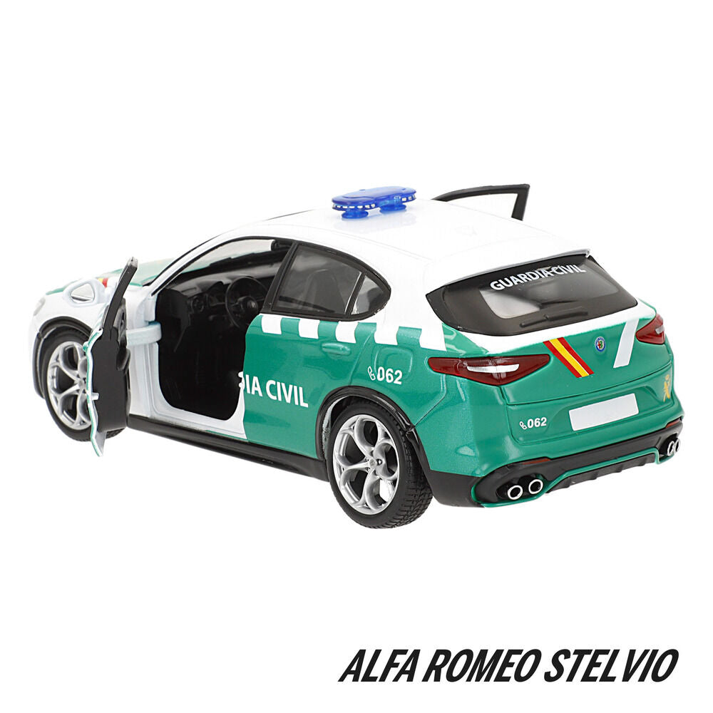 Coche Guardia Civil Alfa Romeo Stelvio metal BURAGO