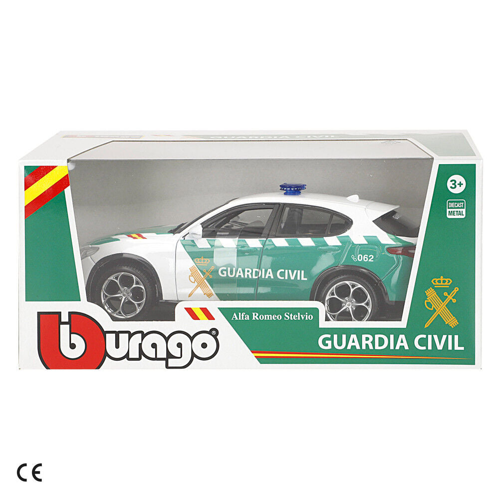 Coche Guardia Civil Alfa Romeo Stelvio metal BURAGO