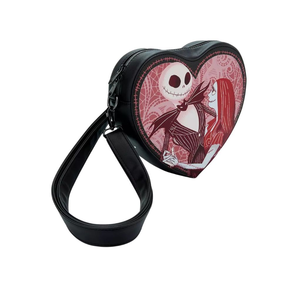 Bolso Bandolera Jack And Sally Heart Pesadilla Antes De Navidad Disney Loungefly LOUNGEFLY