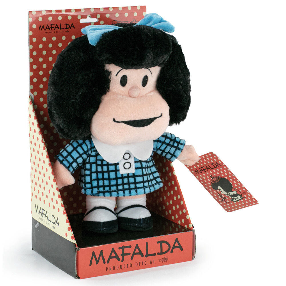 Peluche Blue Dress Mafalda 28cm BARRADO