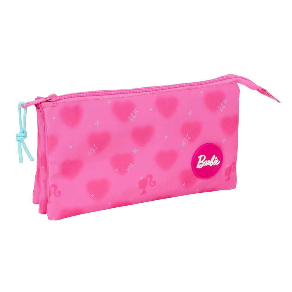 Portatodo Corazones Barbie triple SAFTA