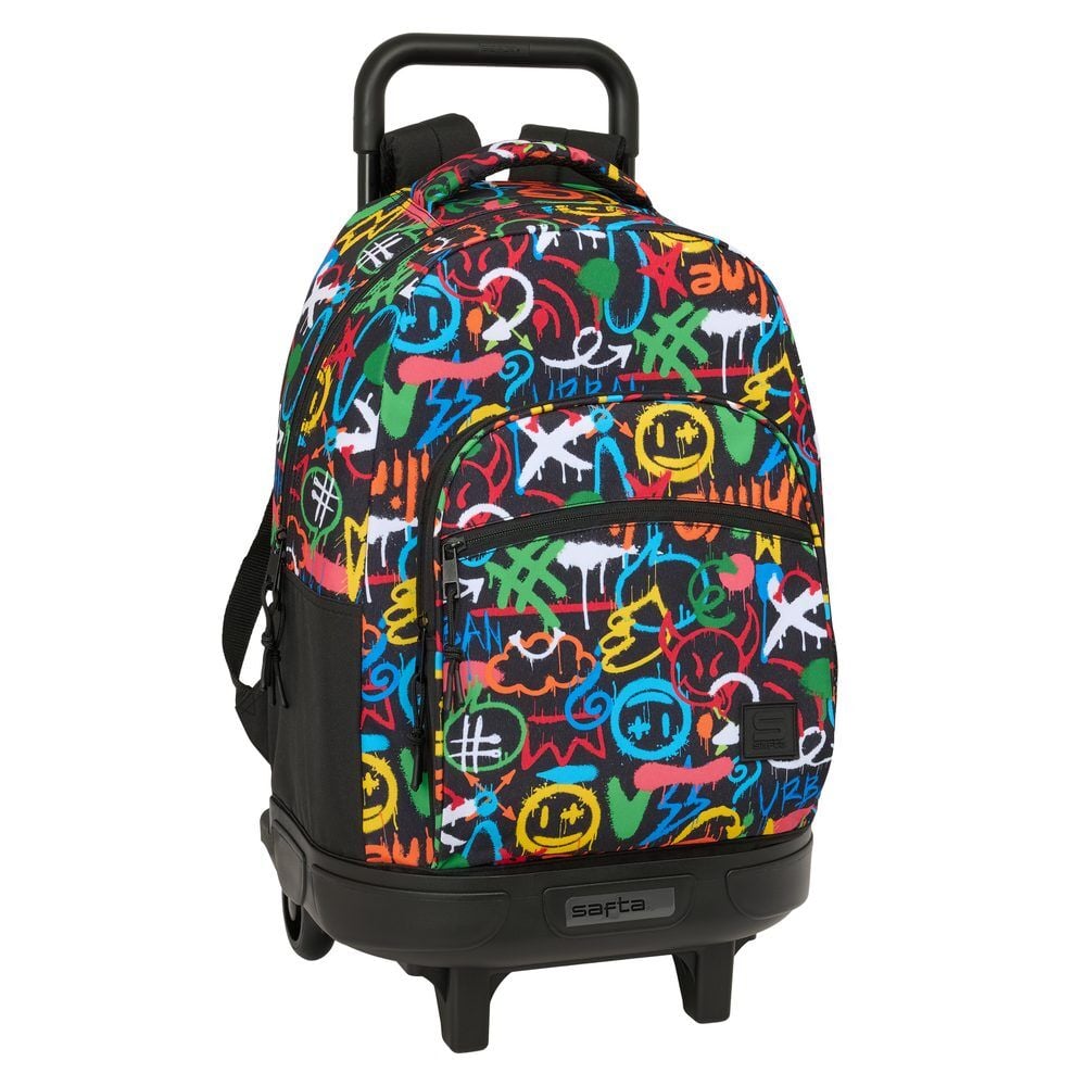 Trolley Compact Extraible Colors Graffiti 42cm SAFTA