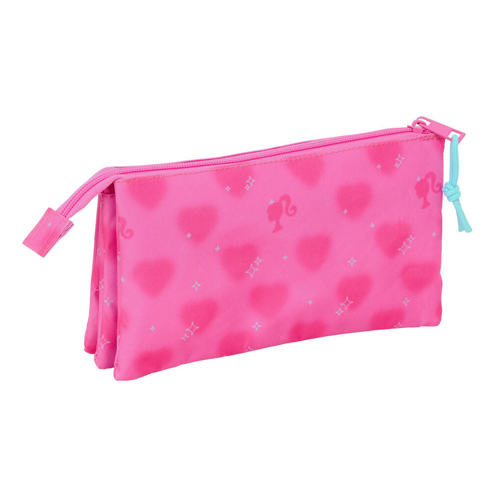 Portatodo Corazones Barbie triple SAFTA