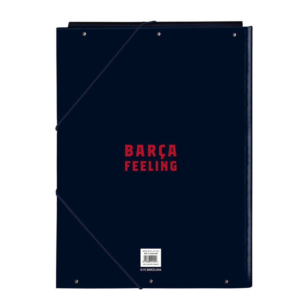 Carpeta folio 3 solapas F.C.Barcelona SAFTA