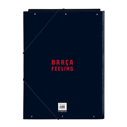 Carpeta folio 3 solapas F.C.Barcelona SAFTA
