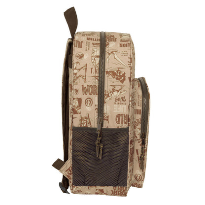 Mochila Jurassic World 42cm adaptable SAFTA