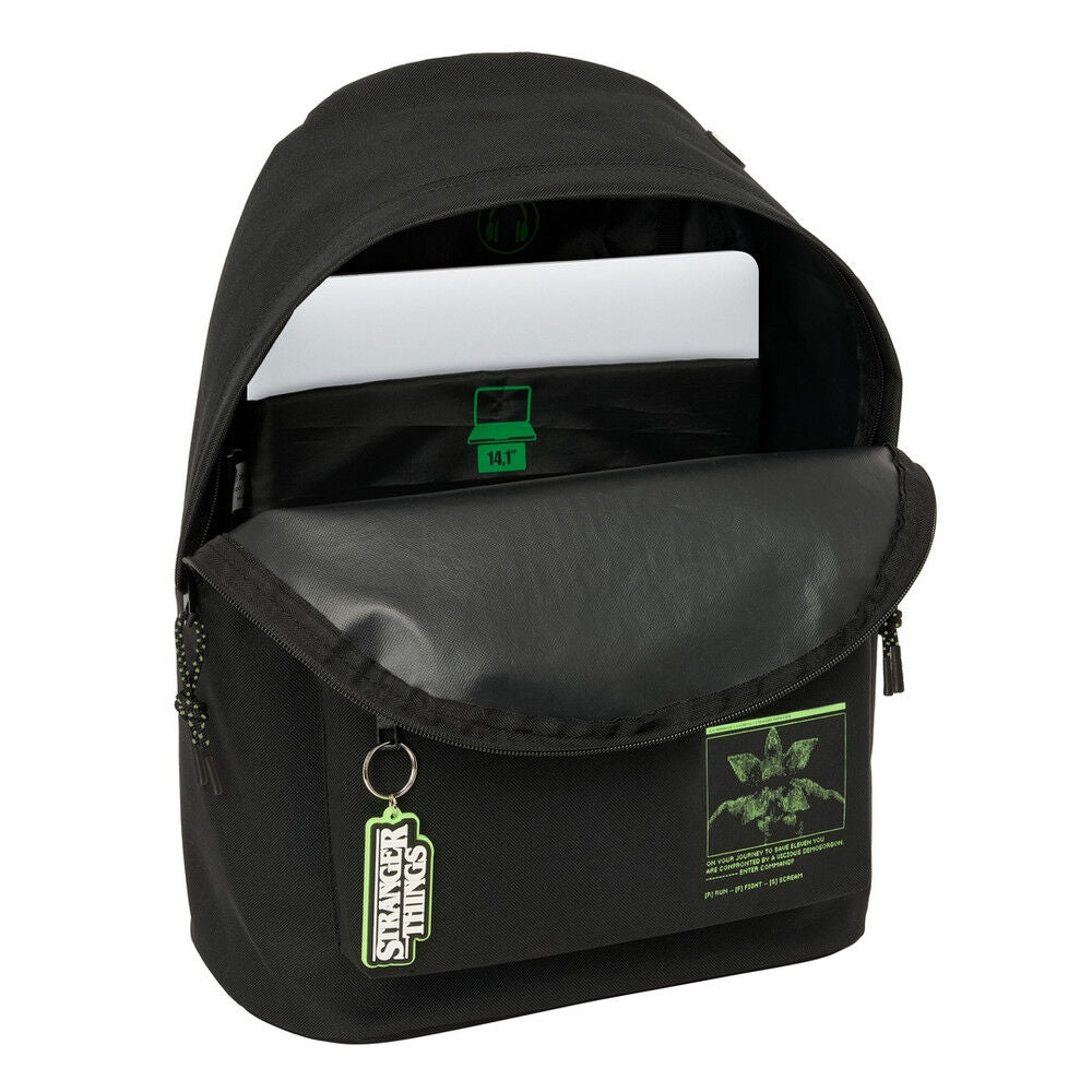 Mochila portatil Stranger Things 41cm SAFTA