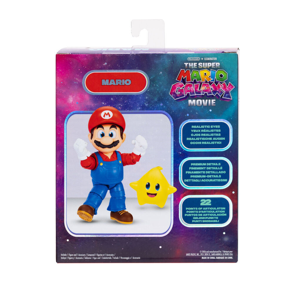 Figura Mario Super Mario Galaxy Movie 13cm JAKKS PACIFIC