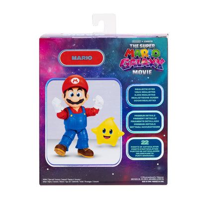 Figura Mario Super Mario Galaxy Movie 13cm JAKKS PACIFIC