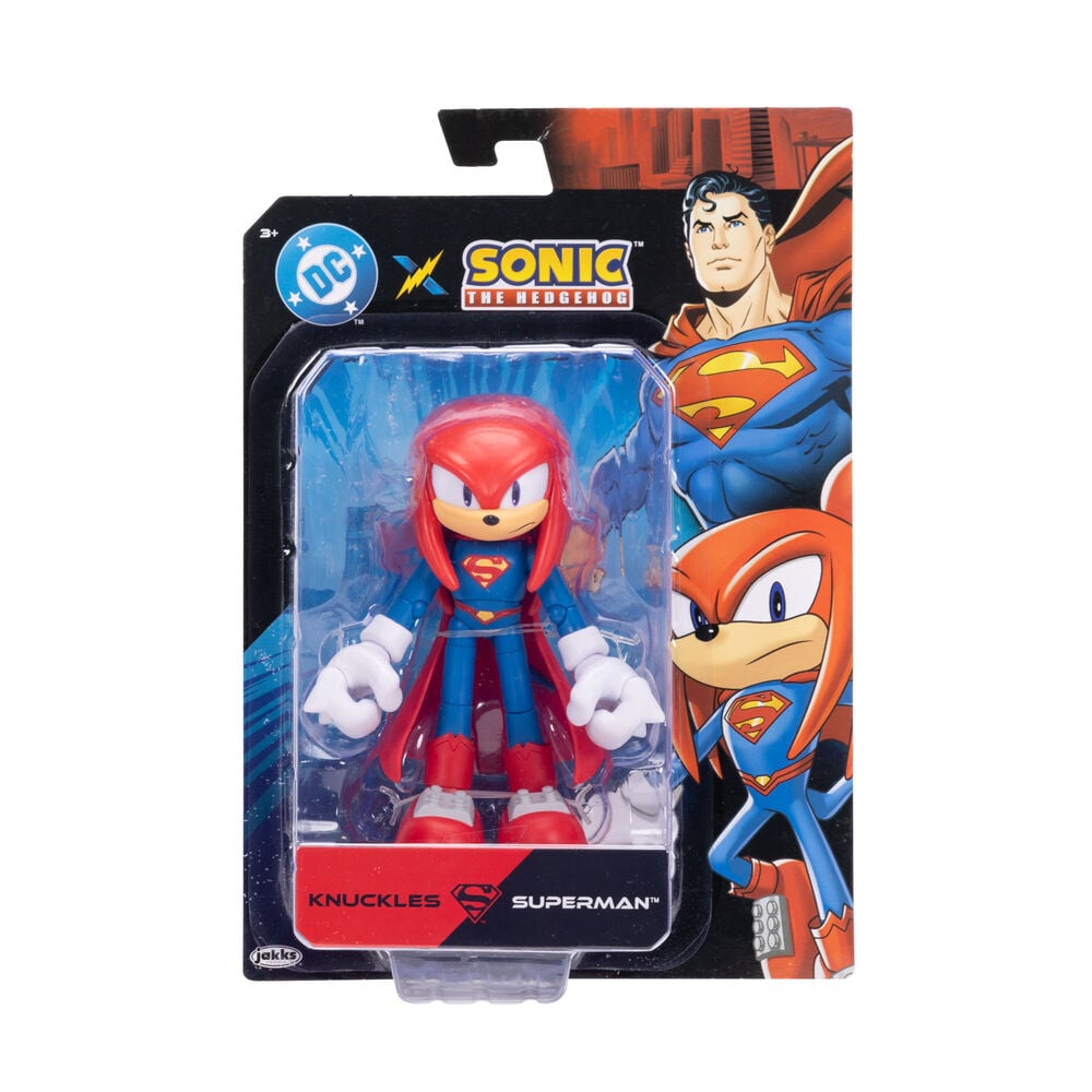 Figura Knuckles Sonic The Hedgehog x Dc Comics 13cm JAKKS PACIFIC