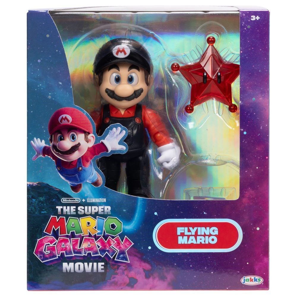 Figura Mario Volador Super Mario Galaxy Movie 13cm