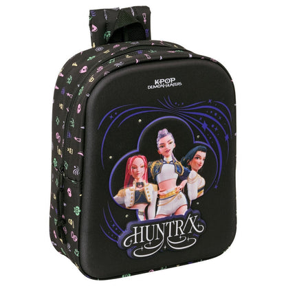 Mochila 3D LEDS Sound Kpop Demon Hunters 27cm SAFTA