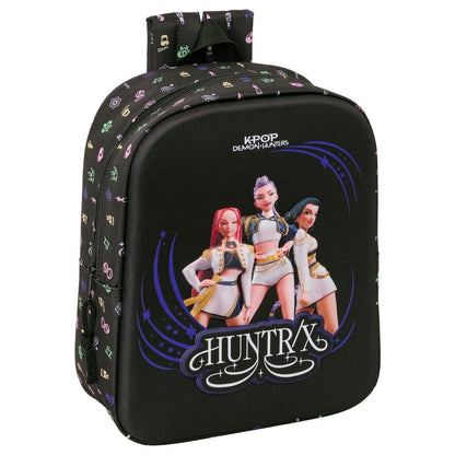 Mochila 3D Sound Kpop Demon Hunters 27cm SAFTA