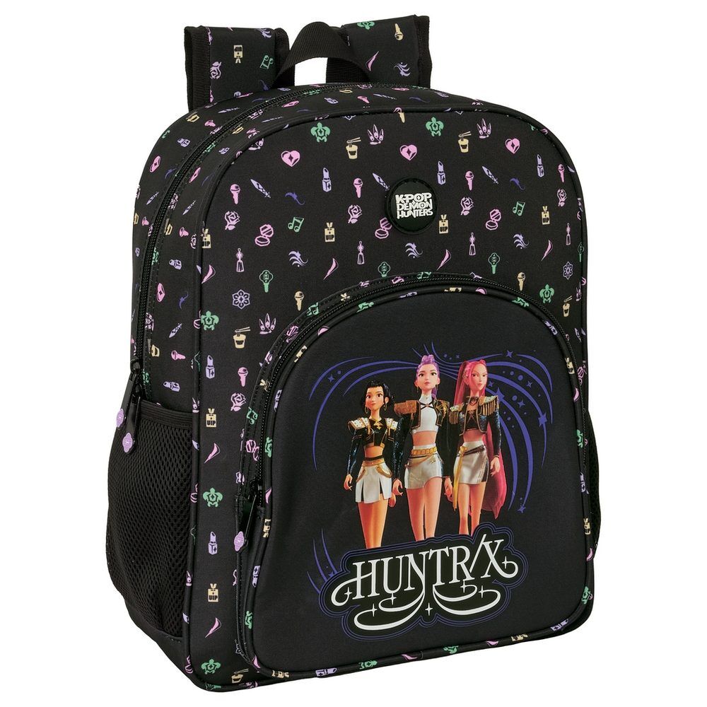 Mochila Sound Kpop Demon Hunters 38cm adaptable SAFTA