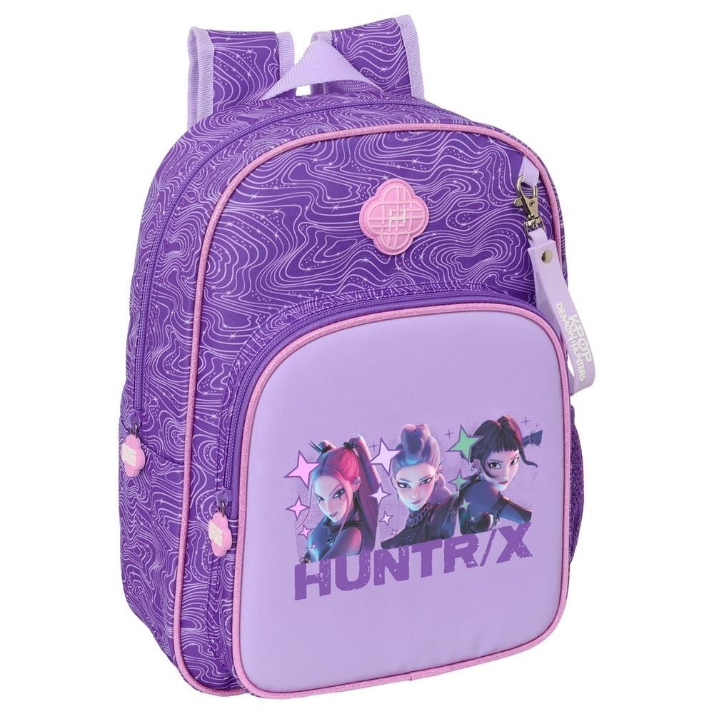 Mochila Battle Kpop Demon Hunters 34cm adaptable SAFTA