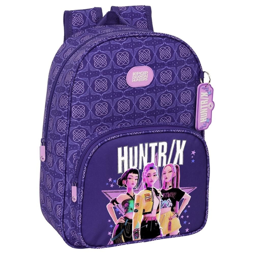 Mochila Figthers Kpop Demon Hunters 34cm adaptable SAFTA