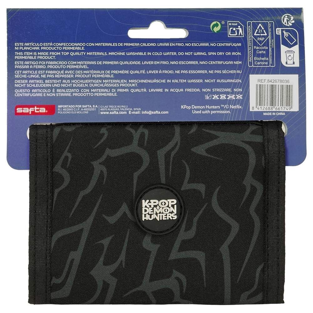 Cartera Saja Boys Kpop Demon Hunters SAFTA