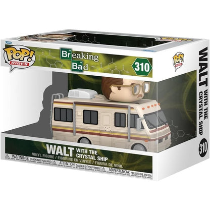 Figura POP Rides Deluxe Breaking Bad Walt with The Crystal Ship FUNKO
