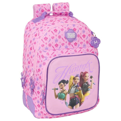 Mochila Stage Kpop Demon Hunters 42cm adaptable SAFTA