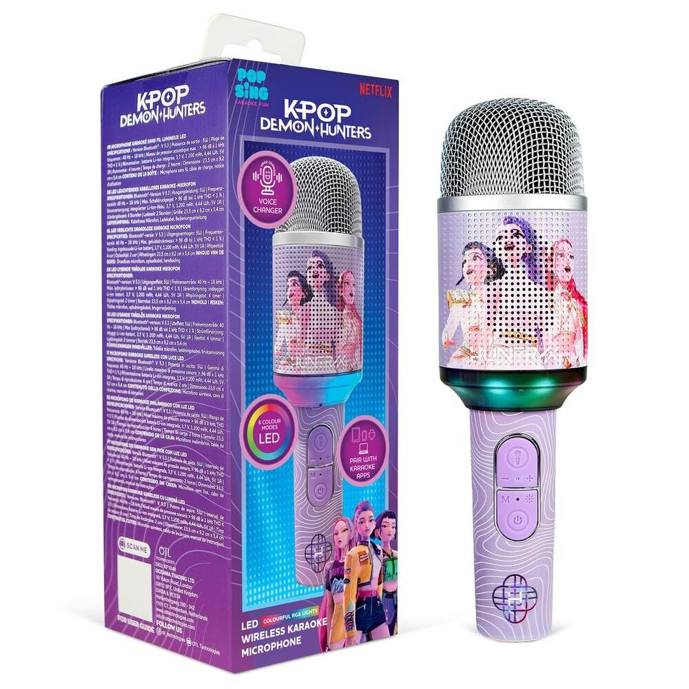 Micro Karaoke LED Kpop Demon Hunter OTL TECHNOLOGIES