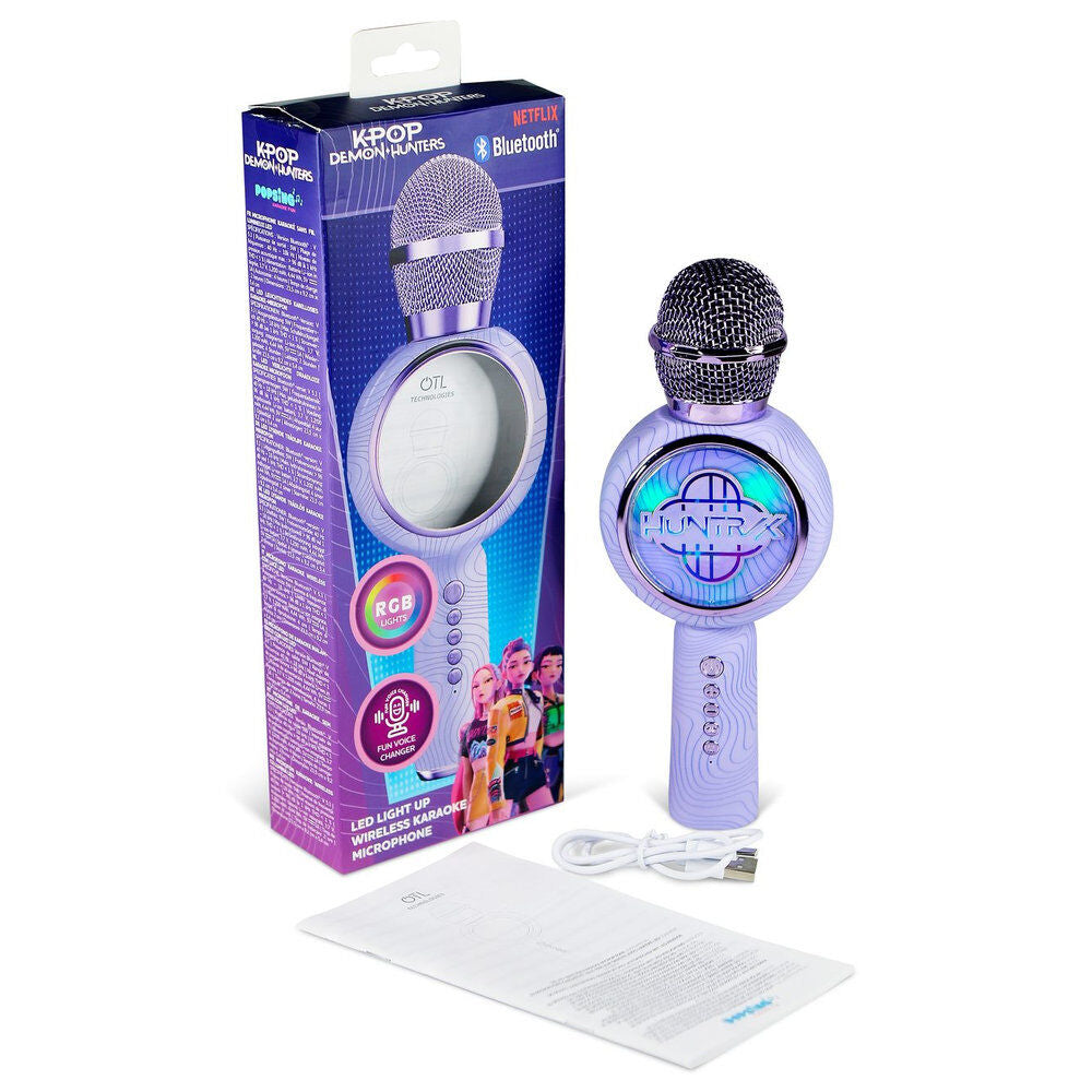 Microfono altavoz LED Kpop Demon Hunter OTL TECHNOLOGIES