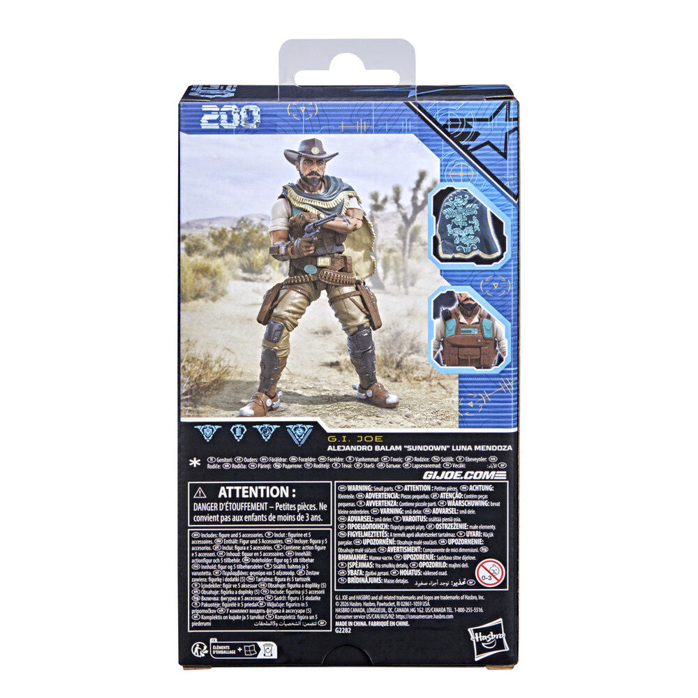Figura Alejandro Balam Sundown Luna Mendoza G.I. Joe Classified Series 15cm HASBRO