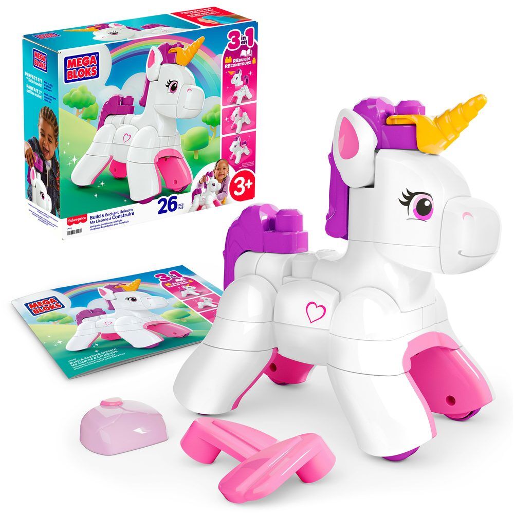 Unicornio encantado bloques de construccion MEGA Bloks MATTEL