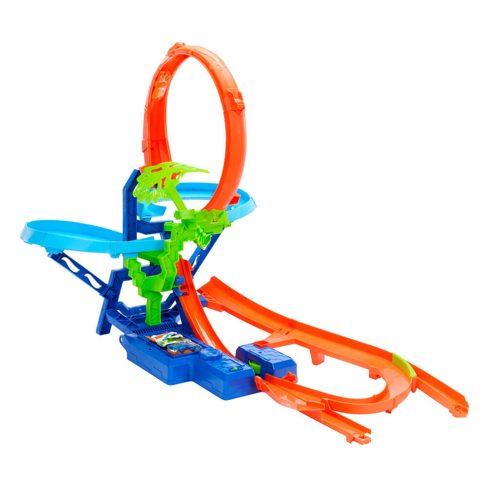 Pista coches Choque Aereo Hot Wheels Stunt Traks MATTEL