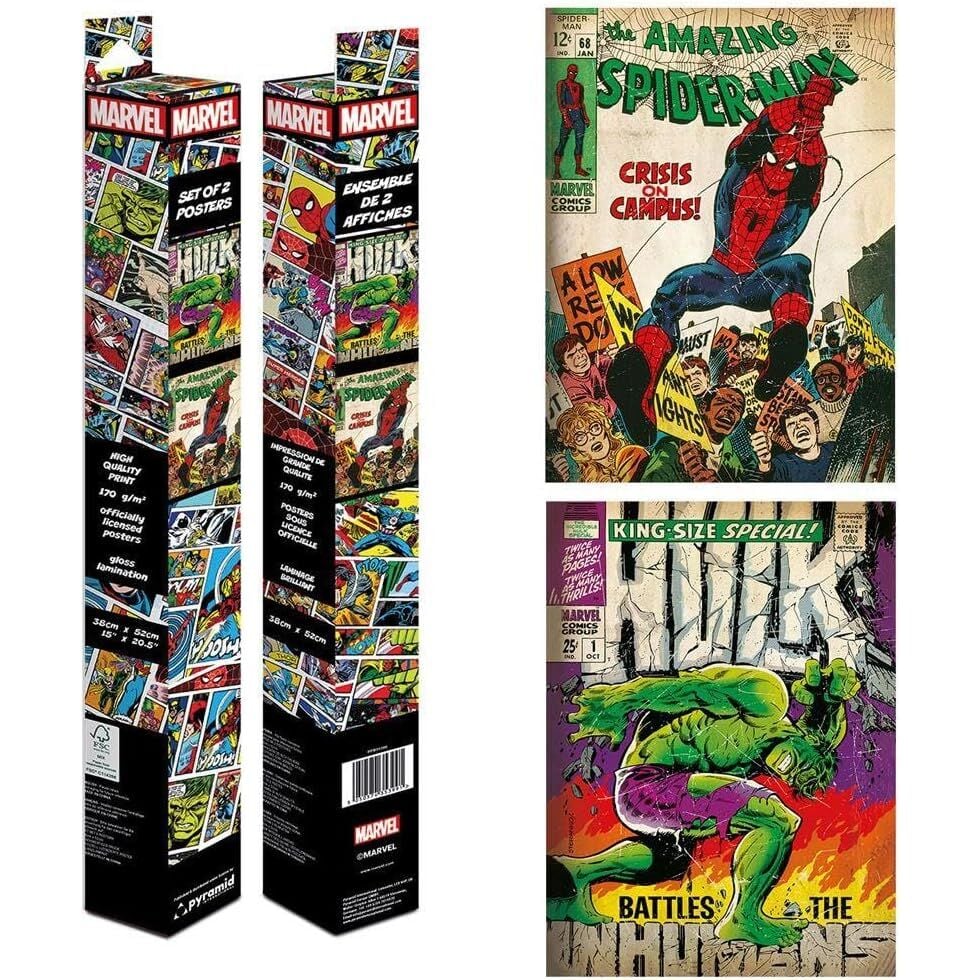 Set 2 posters Marvel PYRAMID