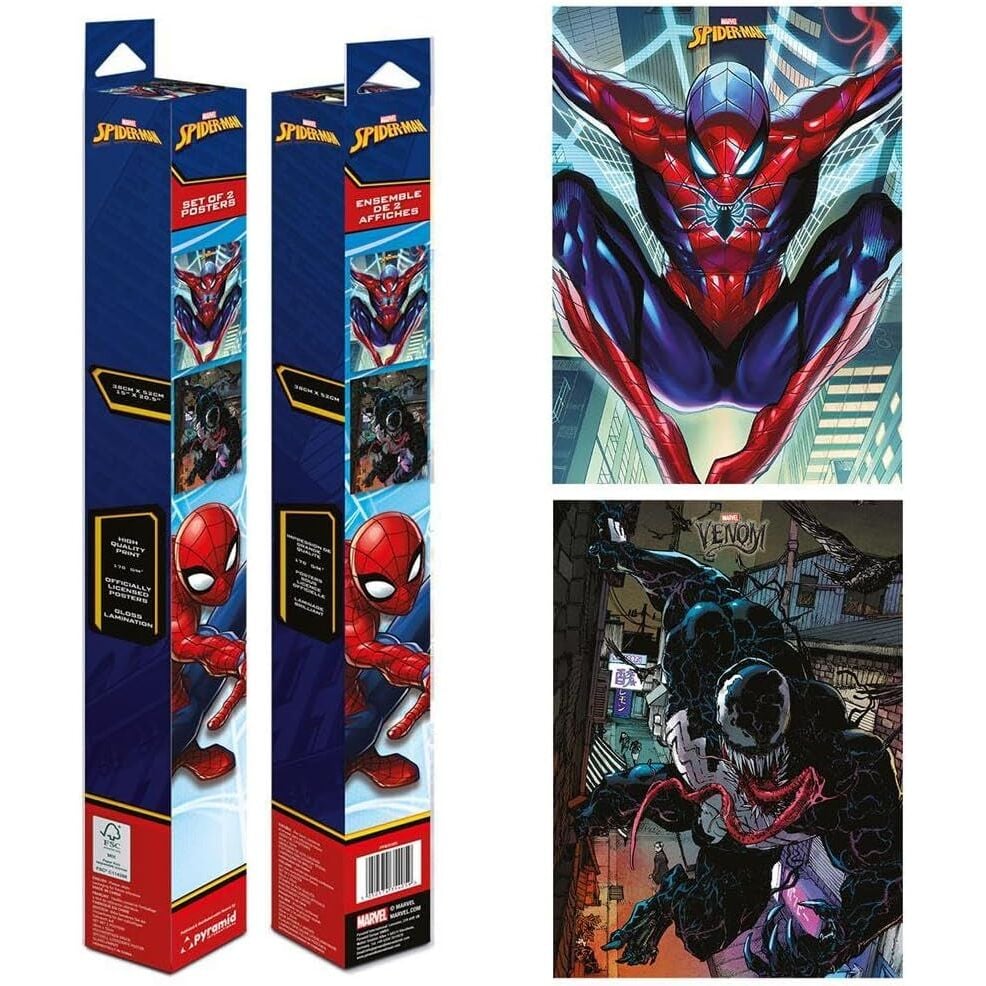 Set 2 posters Spiderman Marvel PYRAMID
