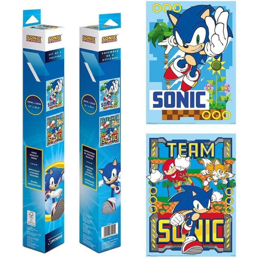 Set 2 posters Sonic The Hedgehog PYRAMID