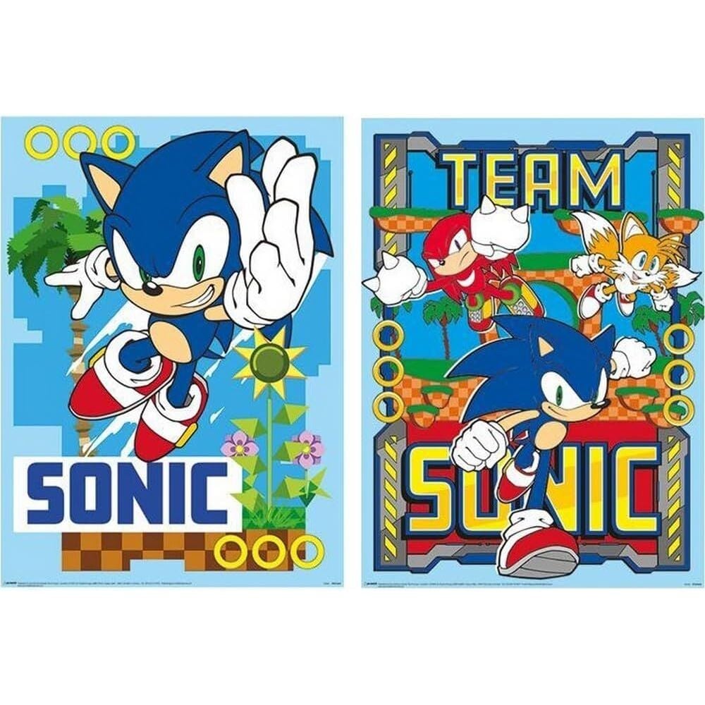 Set 2 posters Sonic The Hedgehog PYRAMID