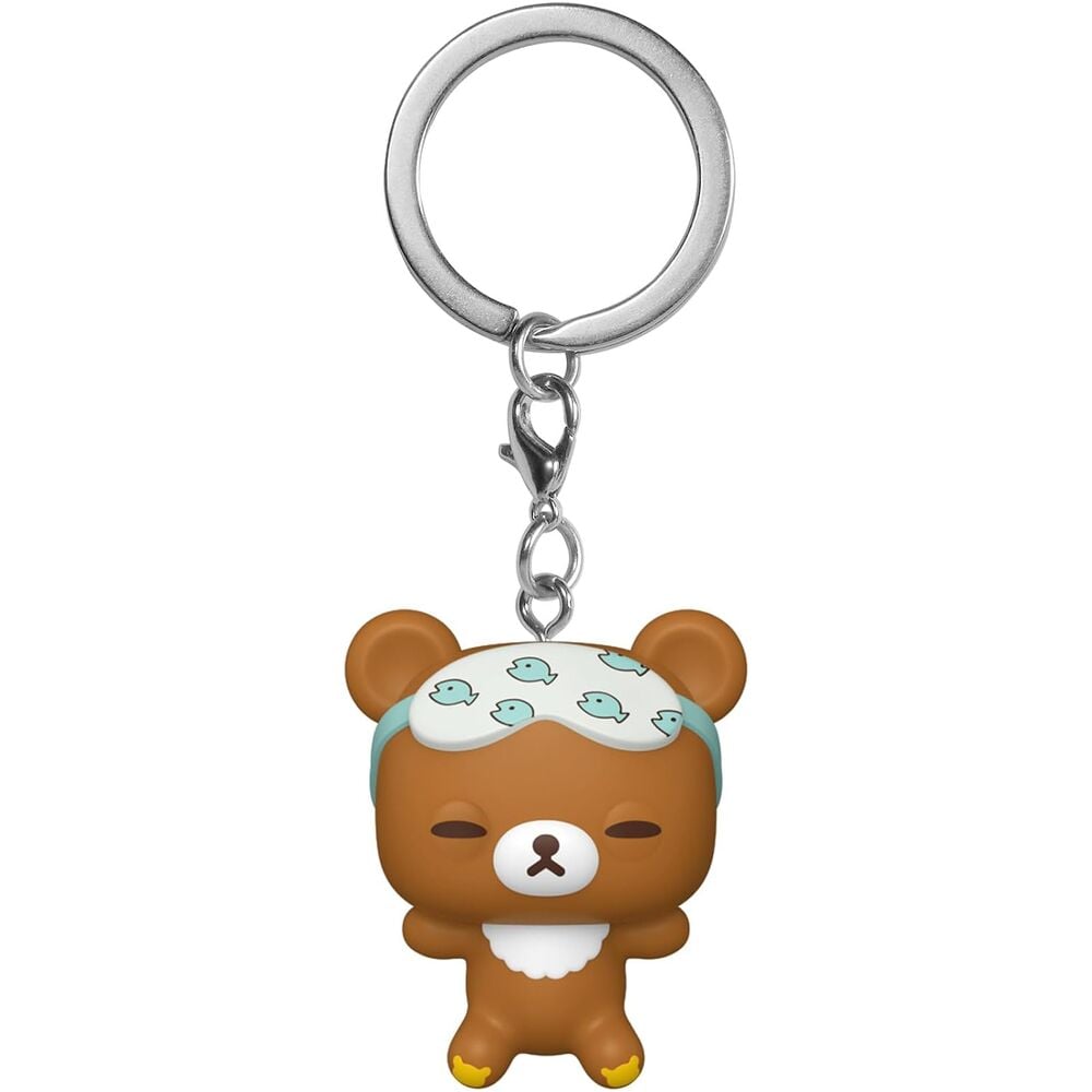 Llavero Pocket POP Keychain Rilakkuma Chairoikoguma FUNKO