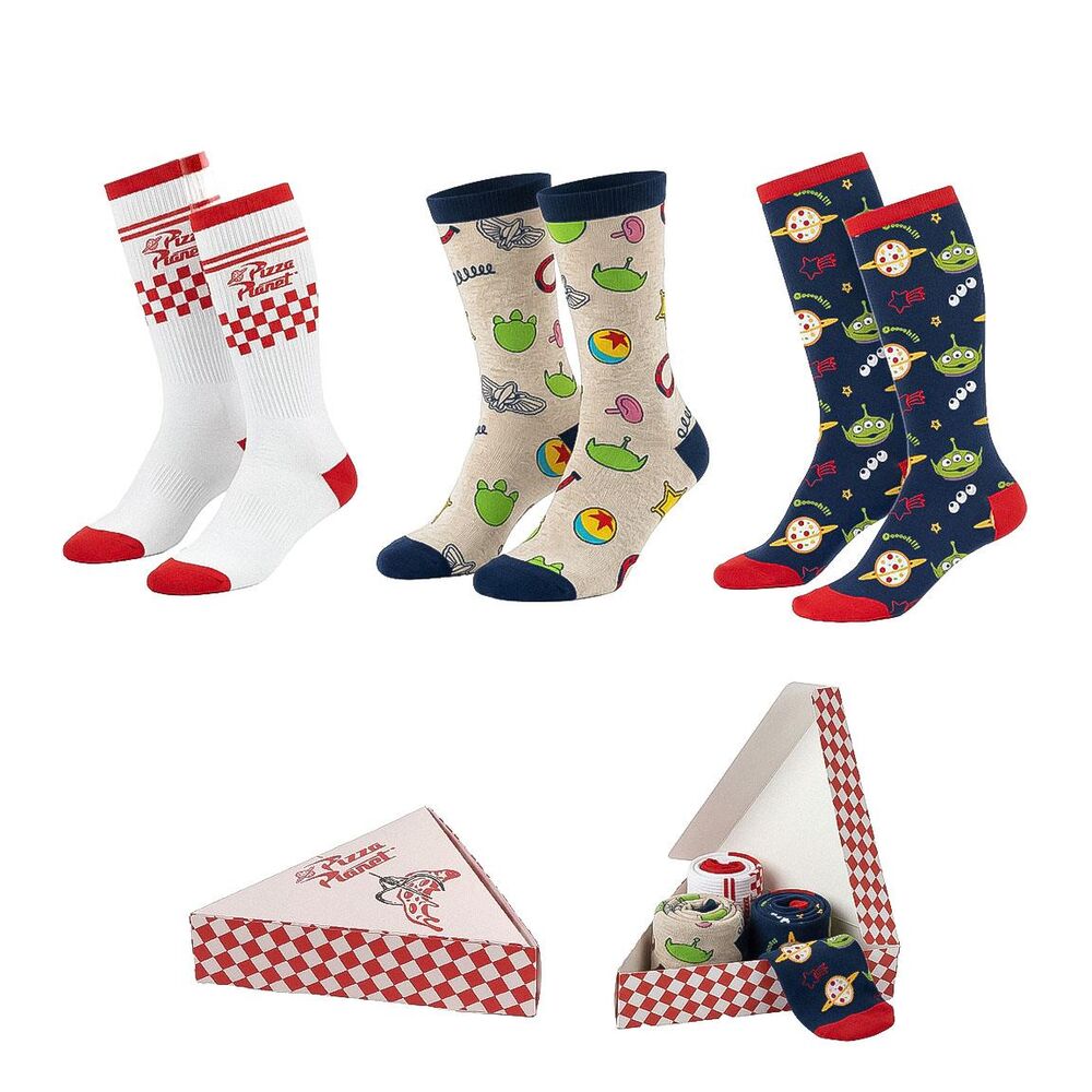 Set 3 pares calcetines Toy Story Disney adulto surtido CERDÁ