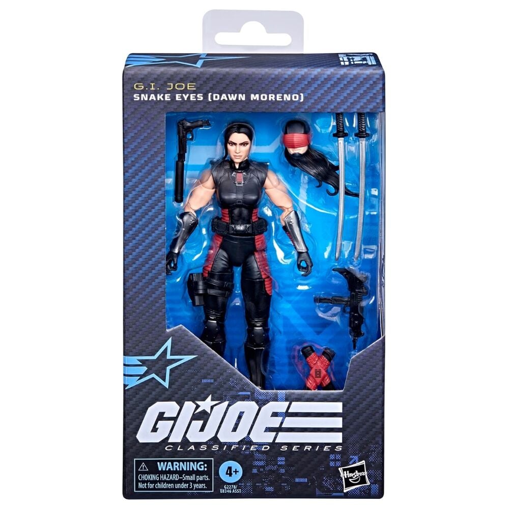 Figura Snake Eyes Dawn Moreno Gi Joe Classified Series 15cm HASBRO