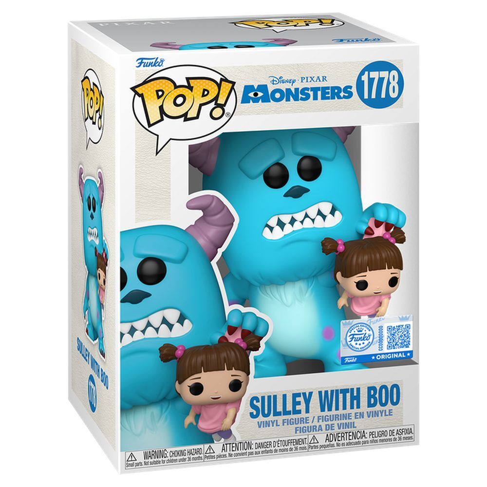 Figura POP Disney Pixar Monsters Inc Sulley with Boo Exclusive FUNKO