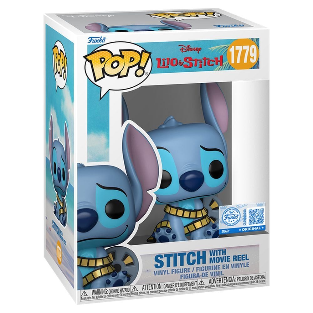 Figura POP Disney Lilo & Stitch - Stitch with Movie Reel Exclusive FUNKO
