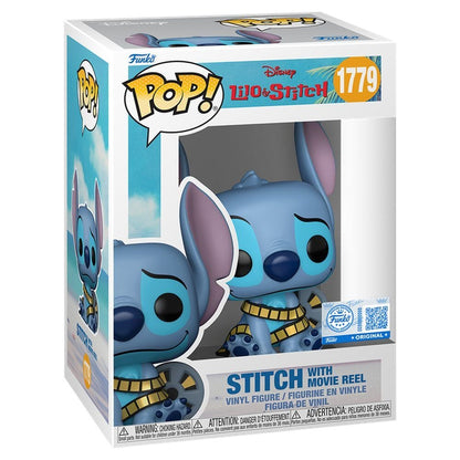 Figura POP Disney Lilo & Stitch - Stitch with Movie Reel Exclusive FUNKO