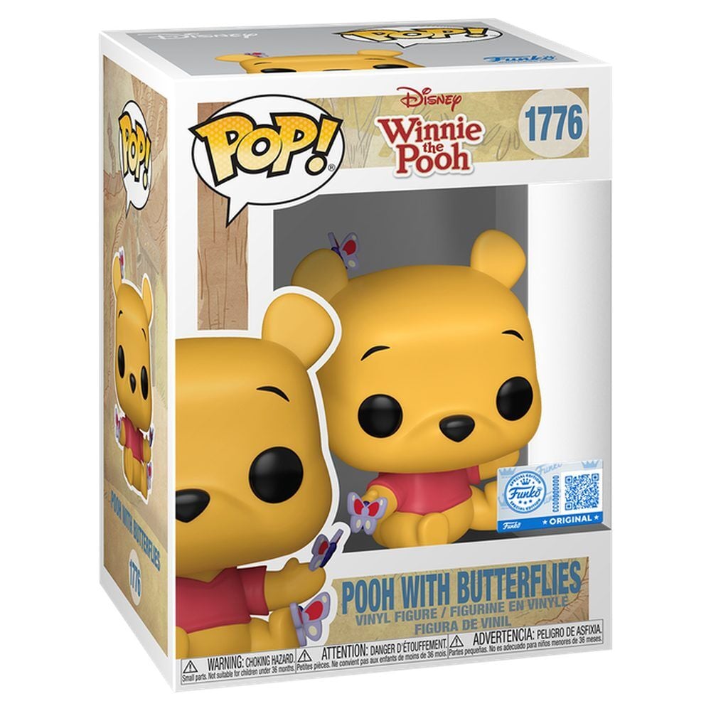 Figura POP Disney Winnie the Pooh - Pooh with Butterflies Exclusive FUNKO