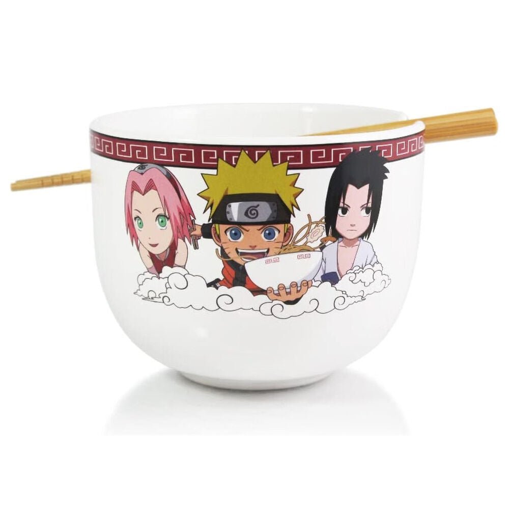 Bowl Ramen + palillos Naruto Shippuden 470ml JUST FUNKY