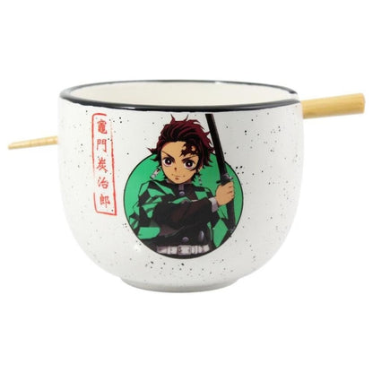 Bowl Ramen + palillos Demon Slayer Kimetsu no Yaiba 470ml JUST FUNKY