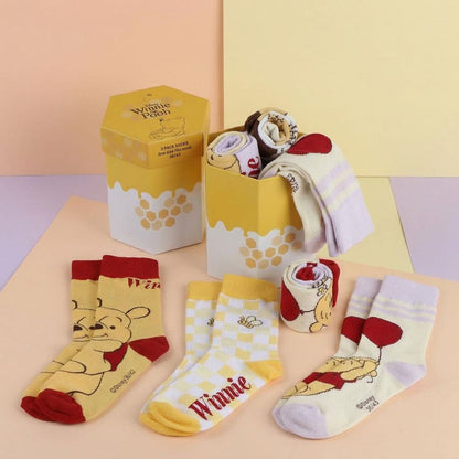 Set 3 pares calcetines Winnie the Pooh Disney adulto surtido CERDÁ