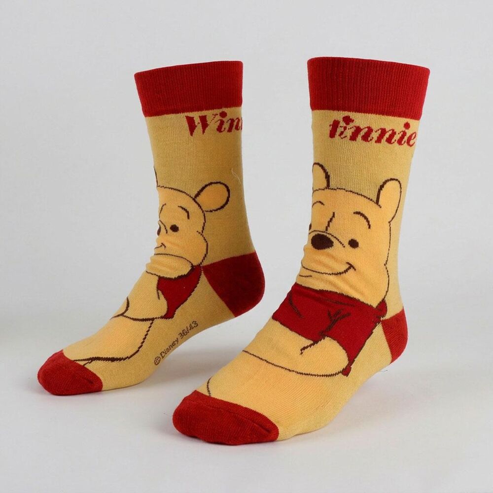 Set 3 pares calcetines Winnie the Pooh Disney adulto surtido CERDÁ